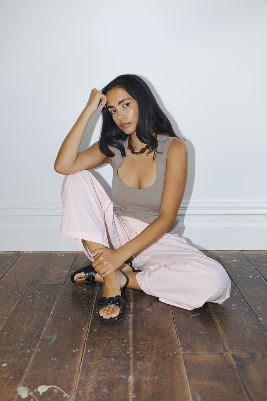 Remy Cotton Pants - Blush – Ronnie Blu